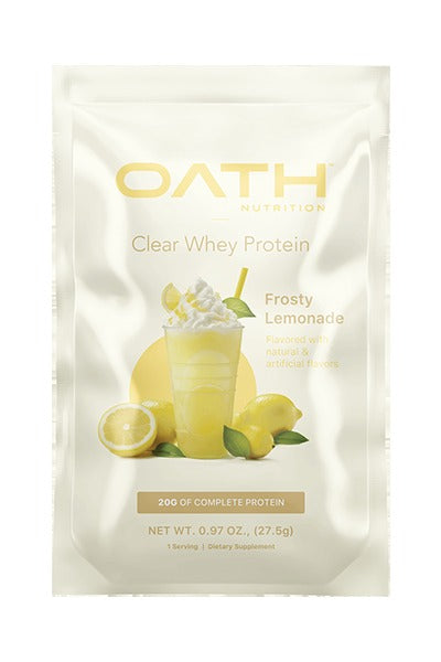 Oath Clear Whey Protein Samples